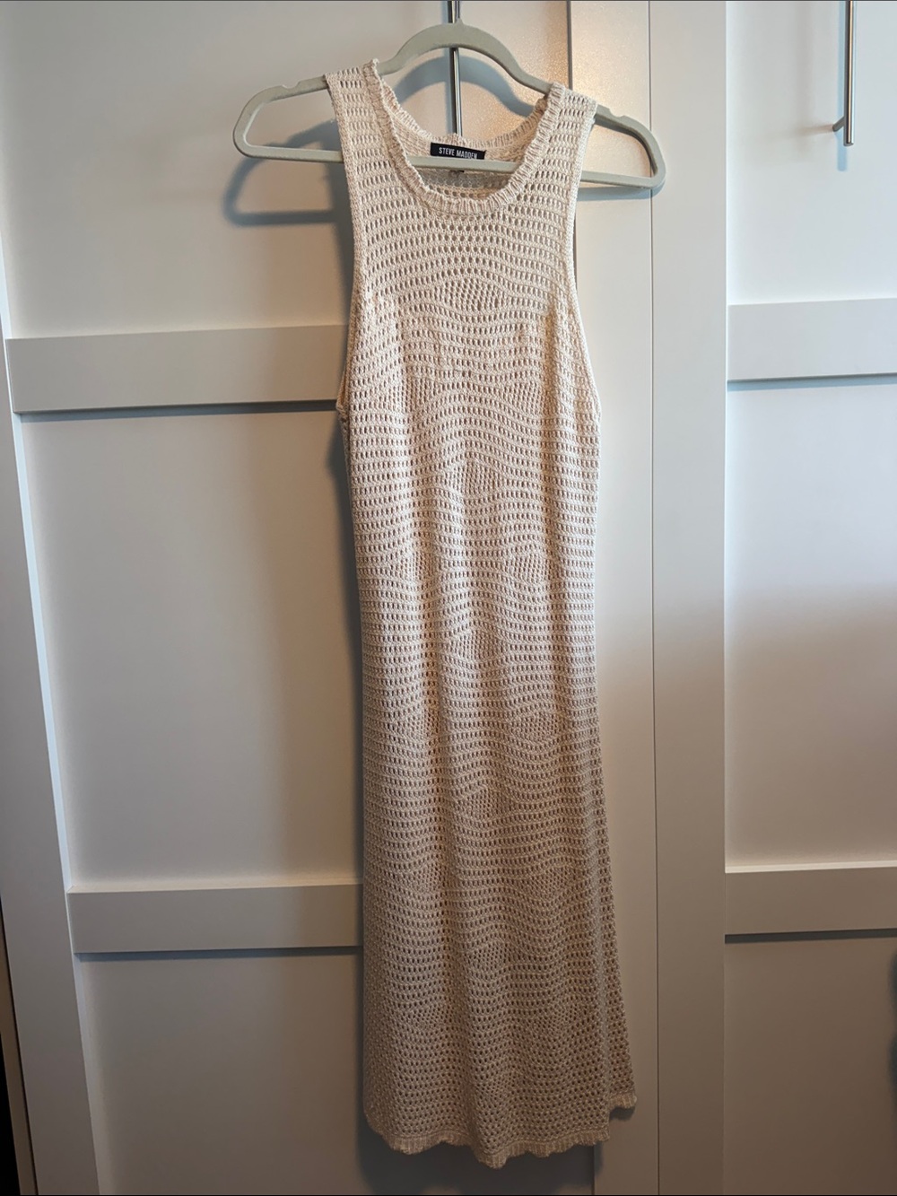 Steve Madden Ivory Crochet Maxi Dress